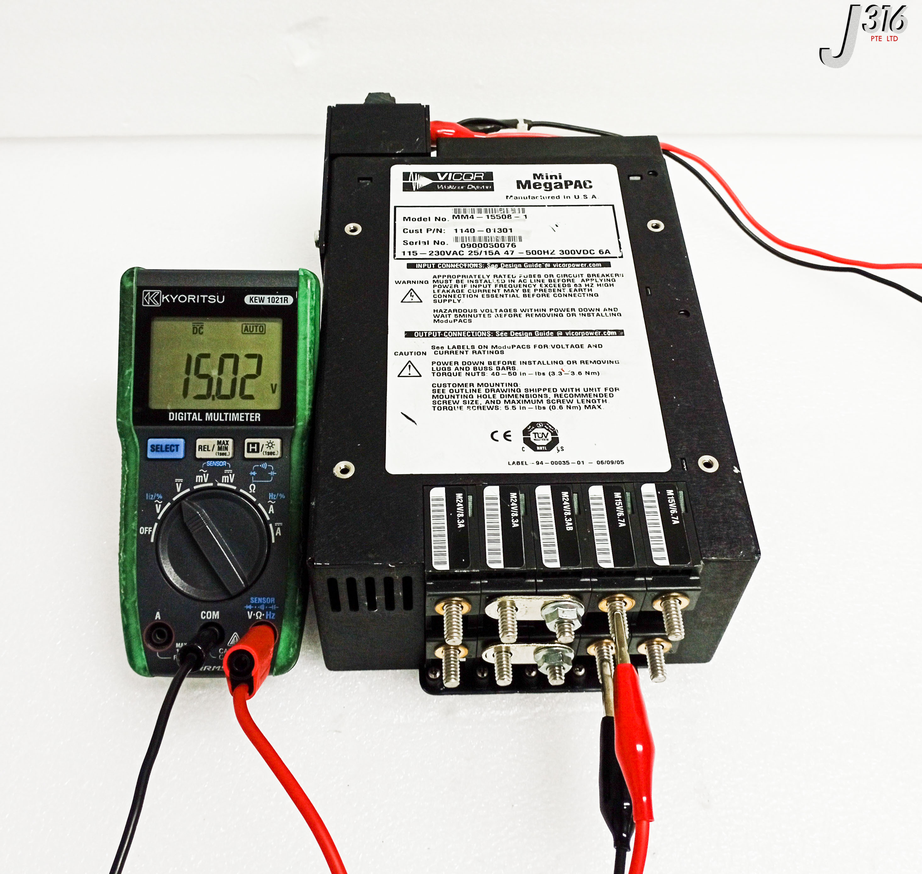 s様オーダー 32432 VICOR POWER SUPPLY, MINI MEGAPAC, 15 - 24VDC, AMAT 1140